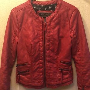 Red jacket